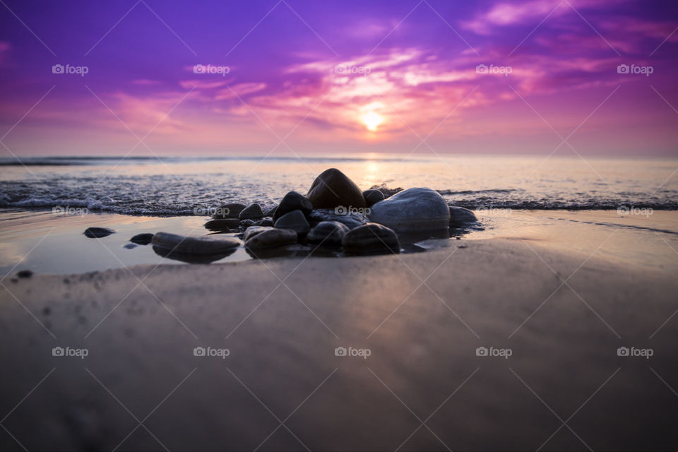 Stones on the beach