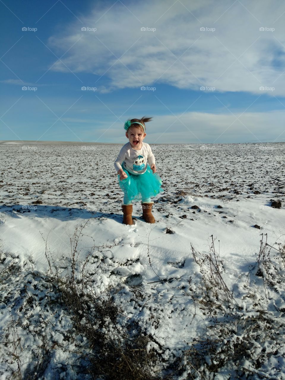 so excited first snow