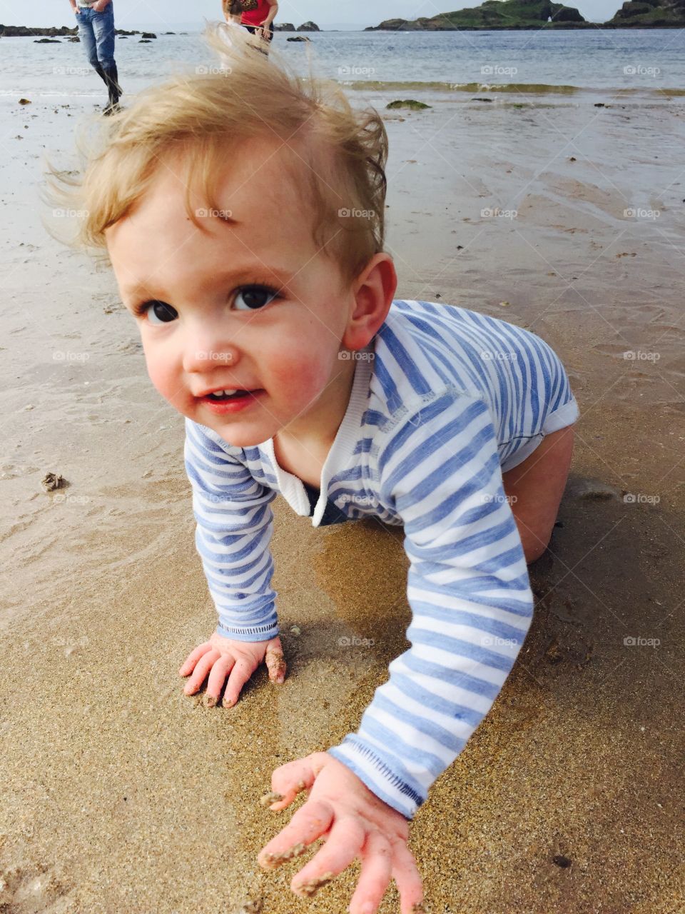 Wee dude. At the beach