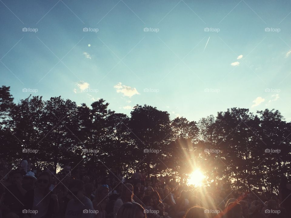 Concert Sunset  