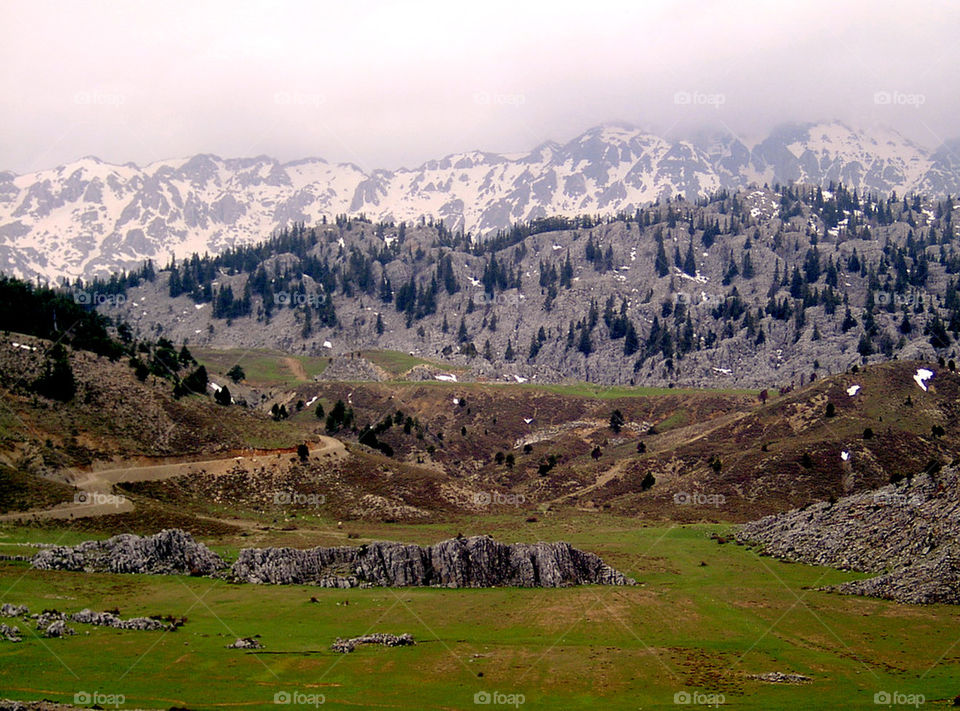 Taurus mountains, spring is coming