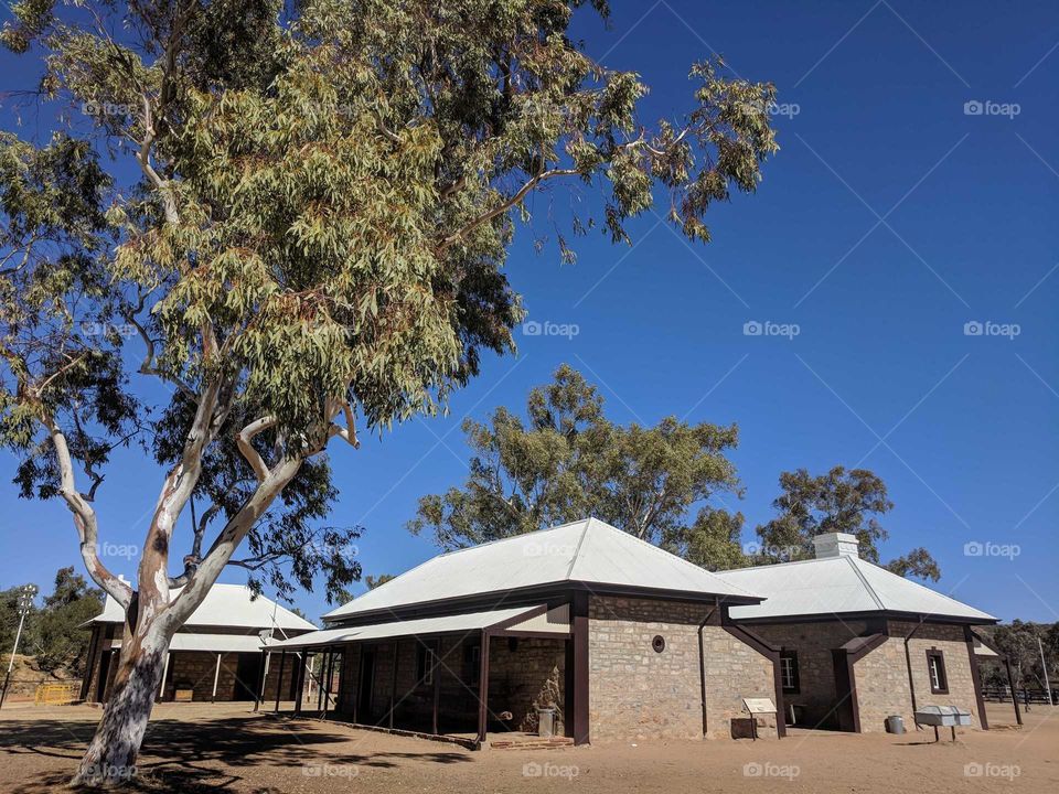 Living history in outback Australia at the old Telegraph station in Alice Springs