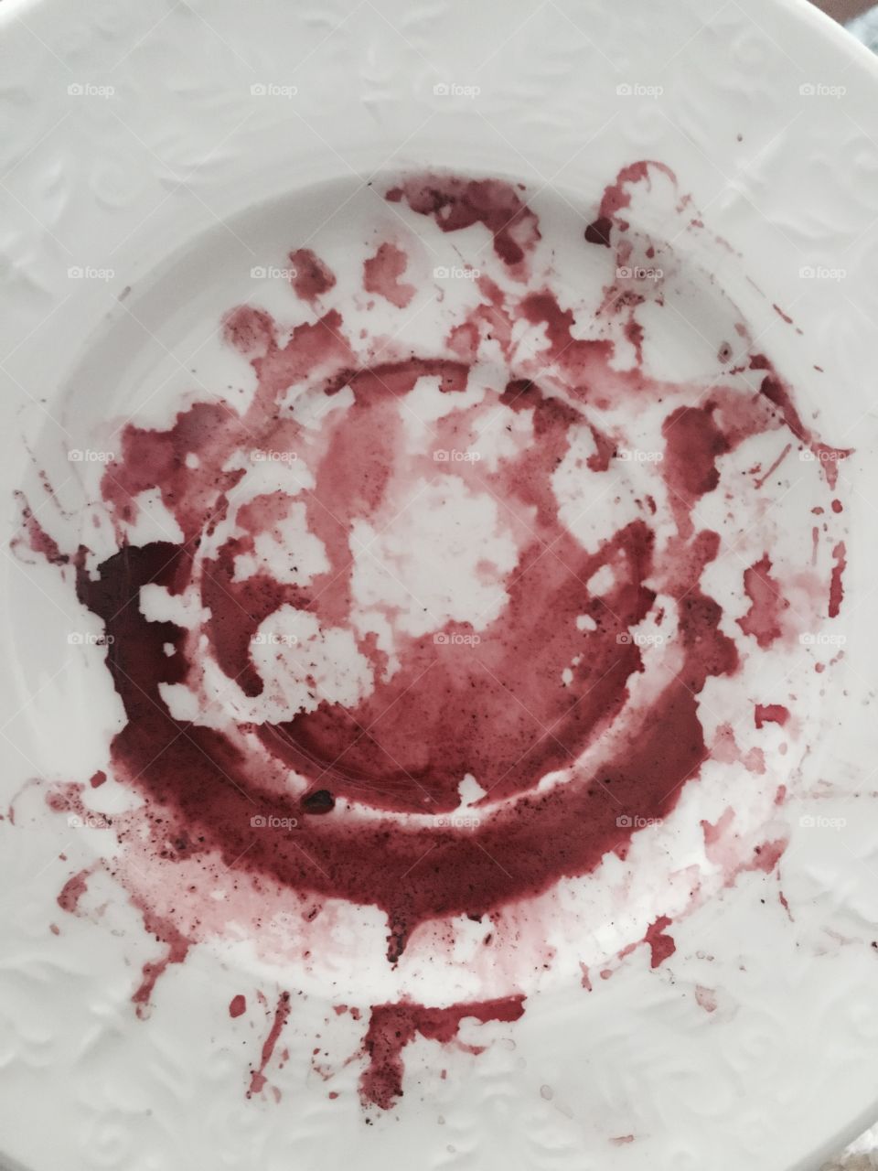 Raspberry stain 💕