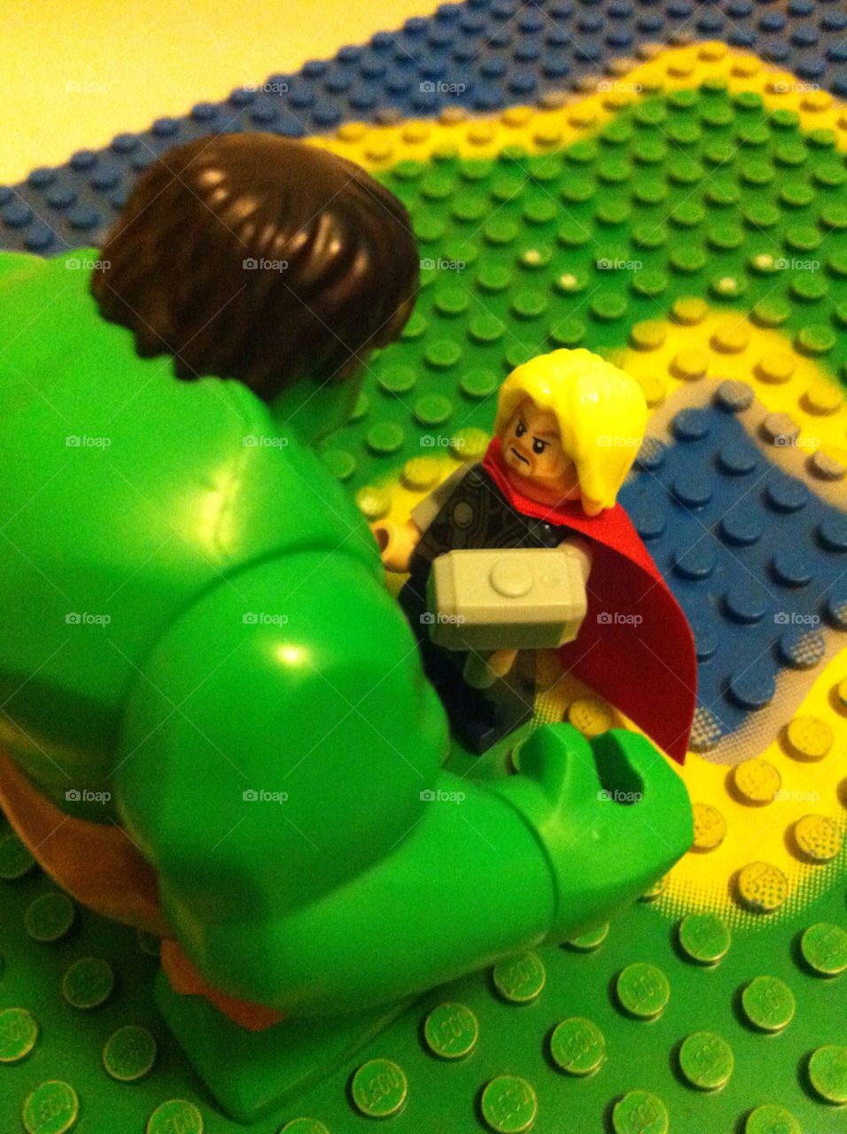 toys lego thor hulk by jimmykins