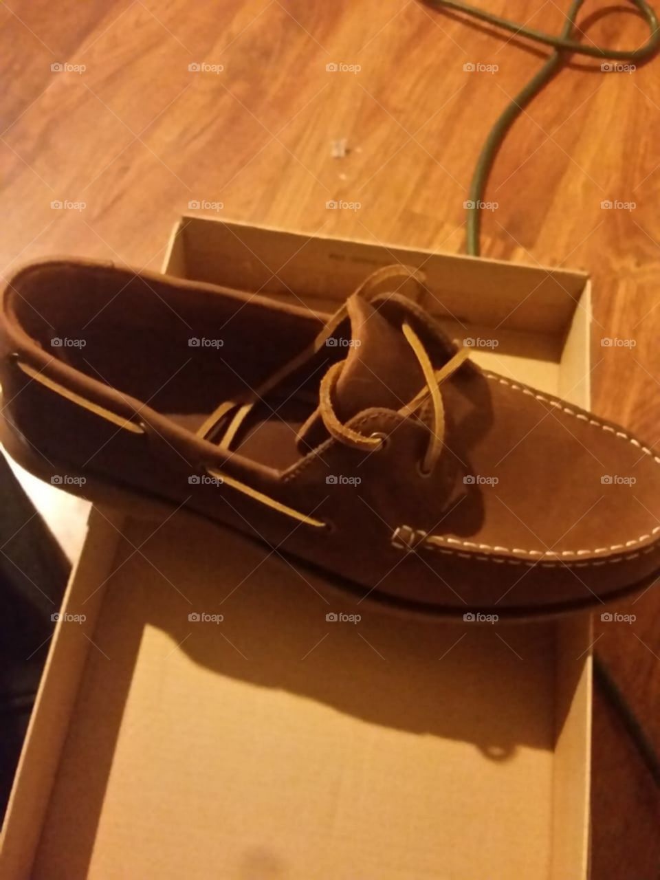 Brown Clarke's shoe