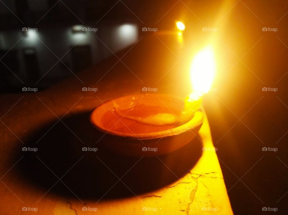 This light is the sing of victory and happiness.