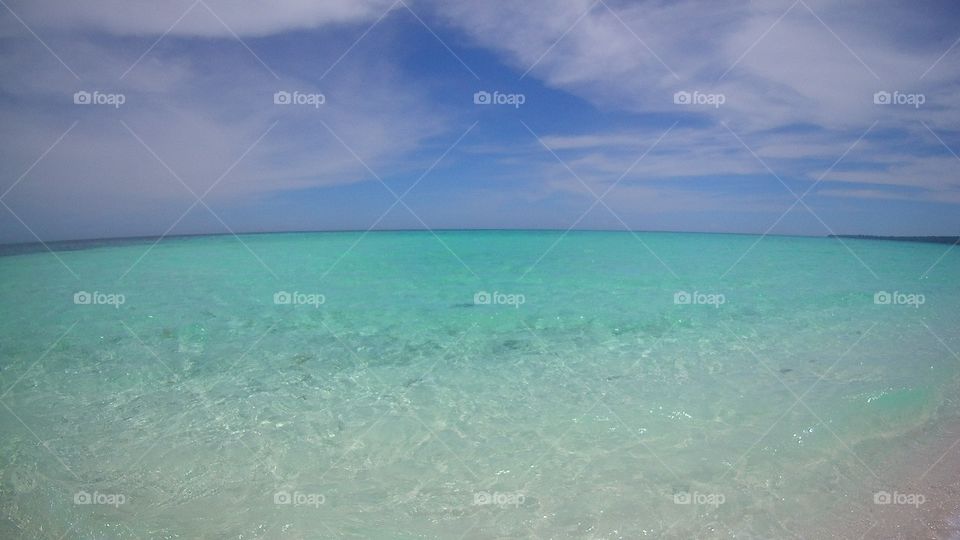 Water, Sand, No Person, Tropical, Seascape