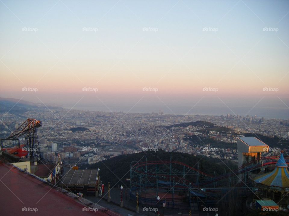 Overlooking Barcelona 