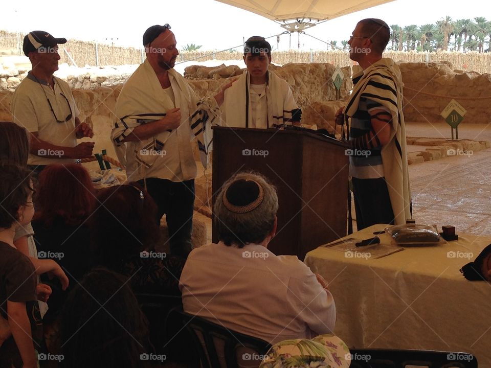 Bar mitzvah Ceremony 