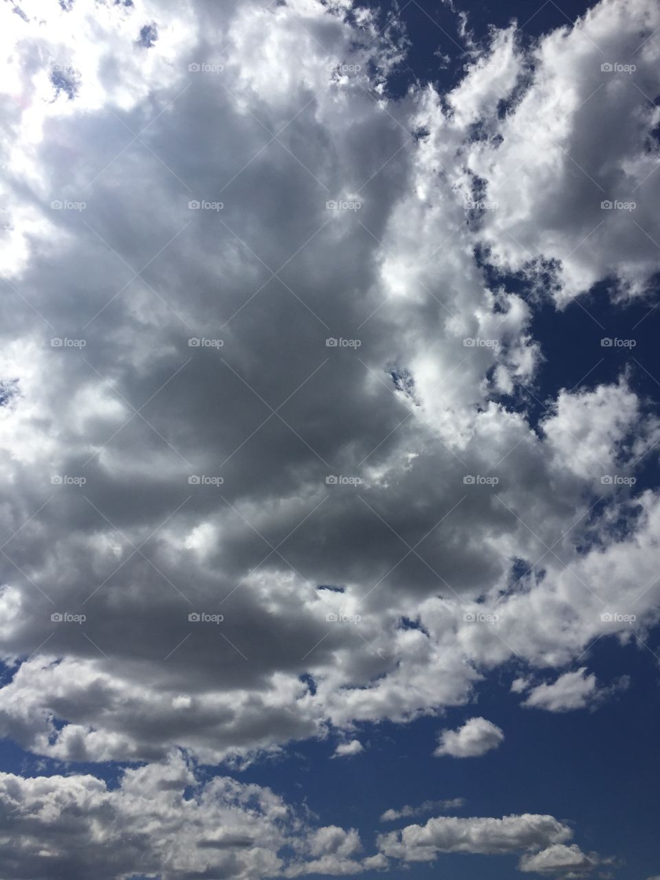 Clouds covering the sun
