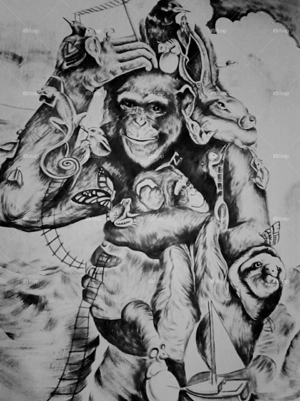 monkey art