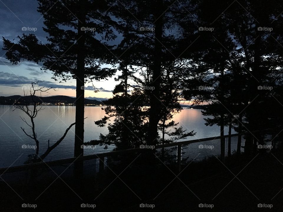 Last light on Guemes Island