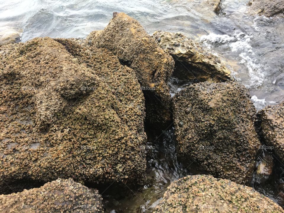 Rocks- sea -splash-water 