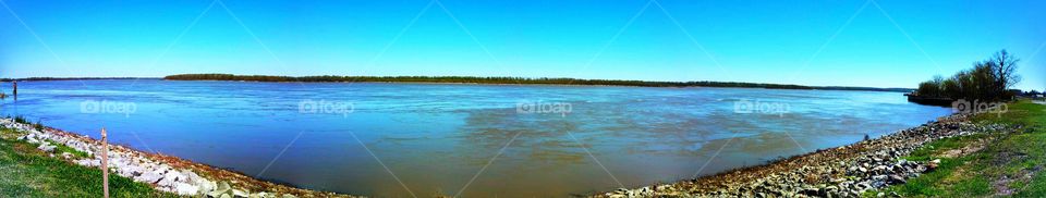 Panorama of the Mighty Mississippi
