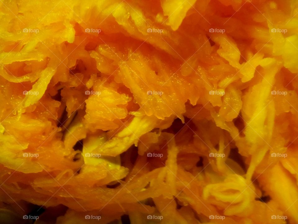 Pumpkin pulp - food close up