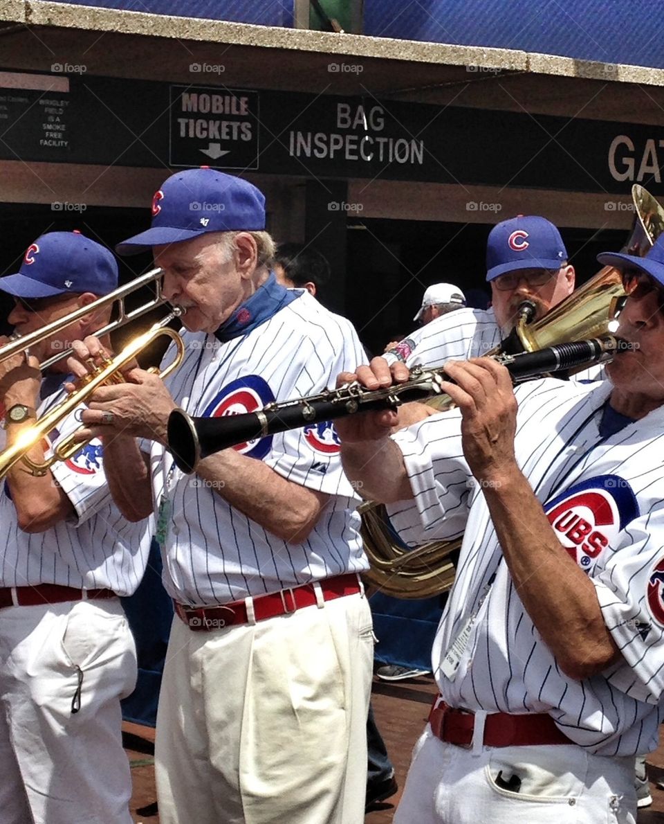 Wrigley 100th party