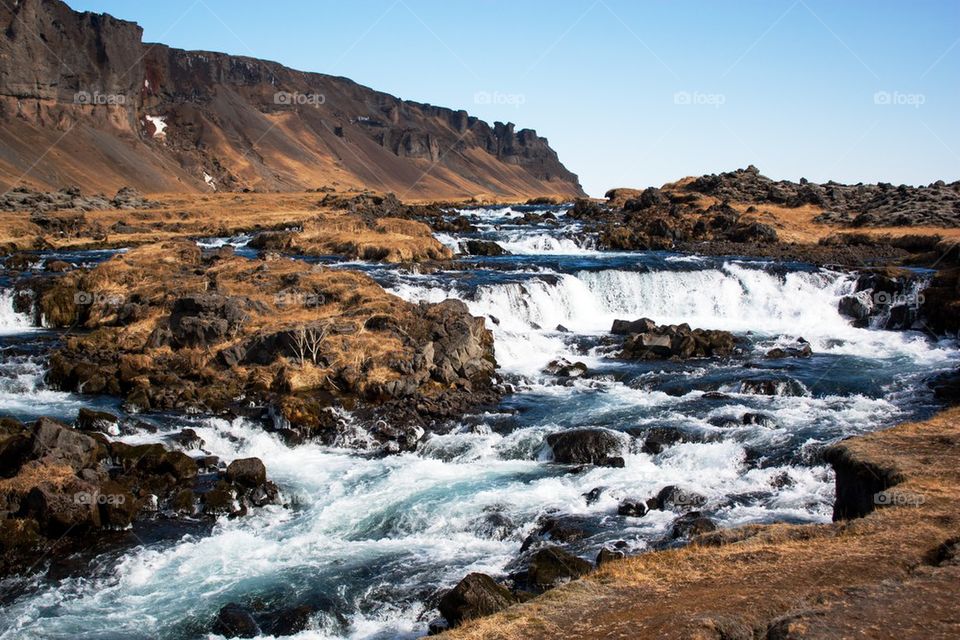 View of a flowing water