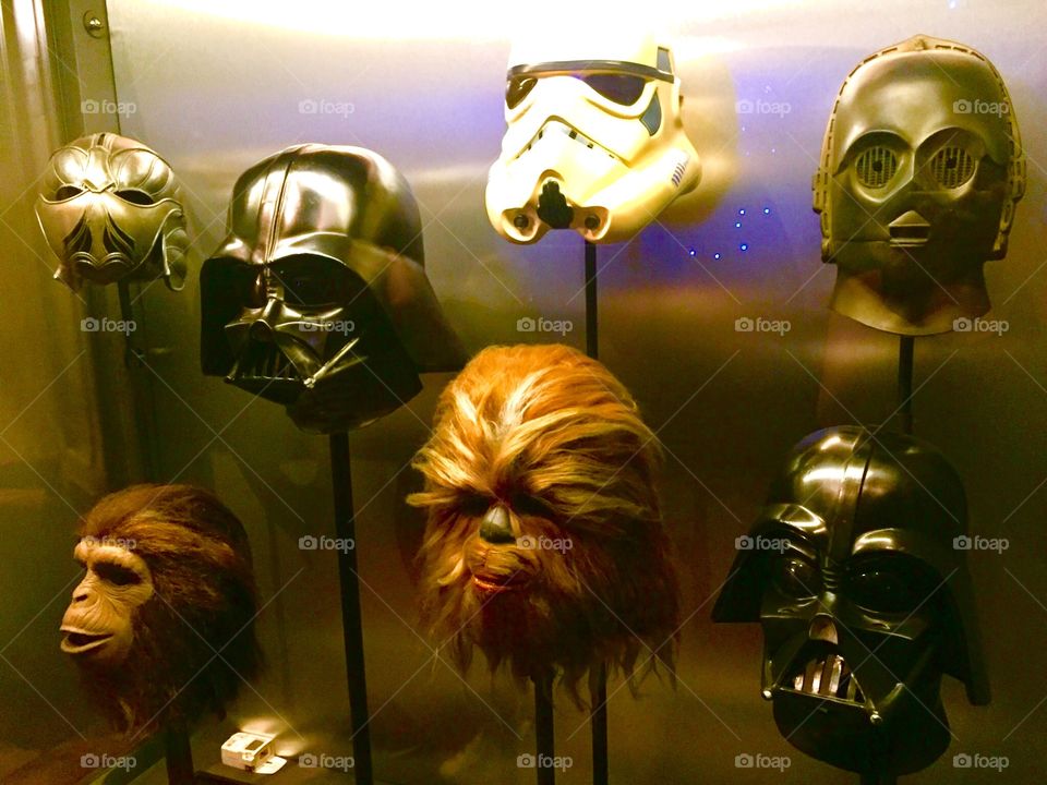 Mascaras reales del museo del cine de turín