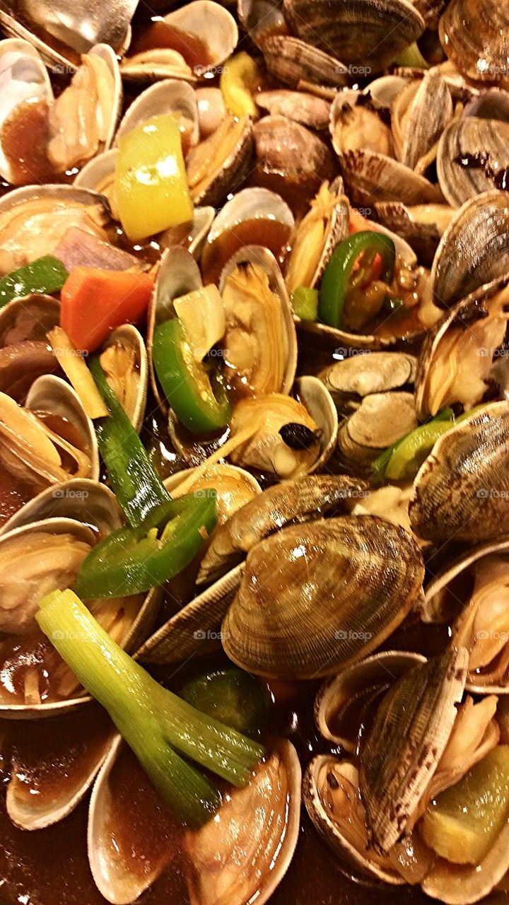 Steamed Clams in Black Bean Sauce