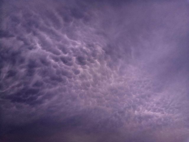 The clam and beauty before the storm