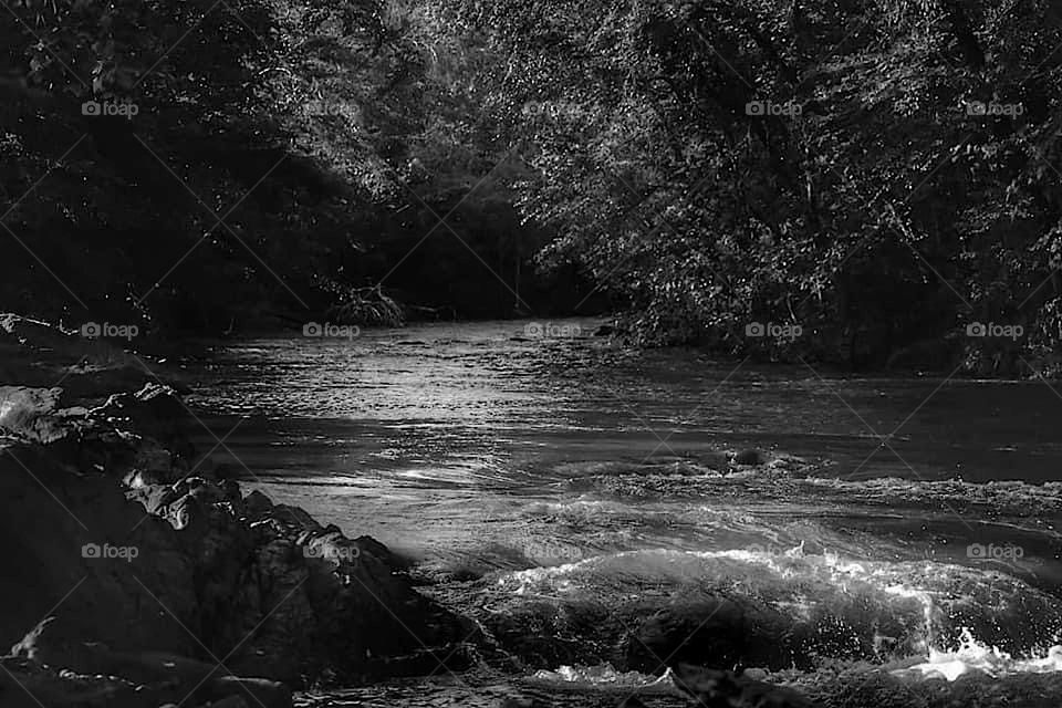 River flowing stream 