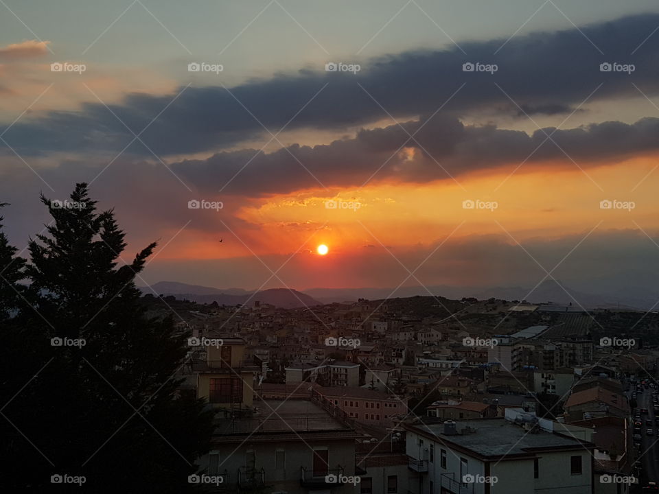 Landscape, beautiful sky in the afternoon, summer, 🌞🌞🌞