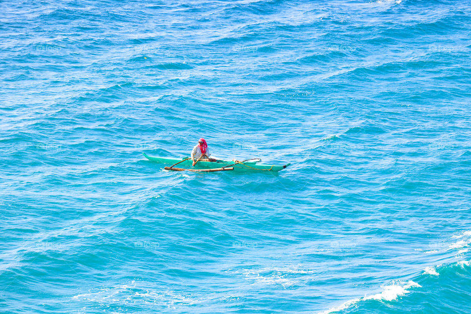 Fisherman in the philippines