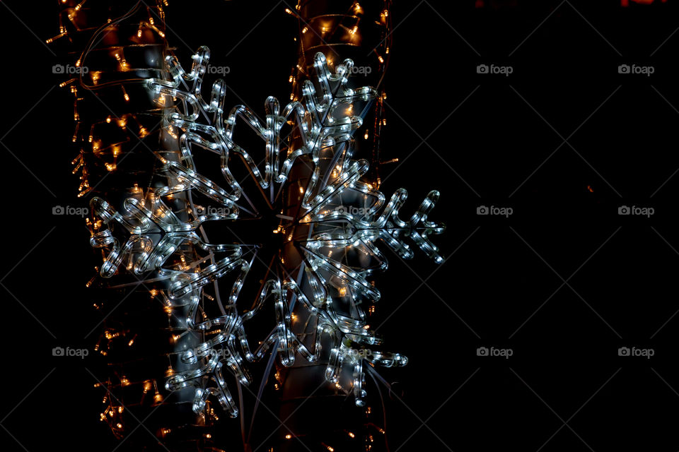 Blurry color light for decorative used as a background.