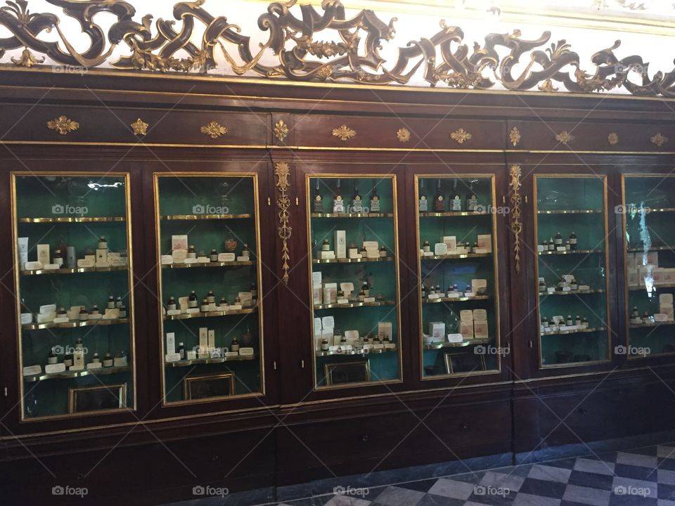 Old medicine cabinet