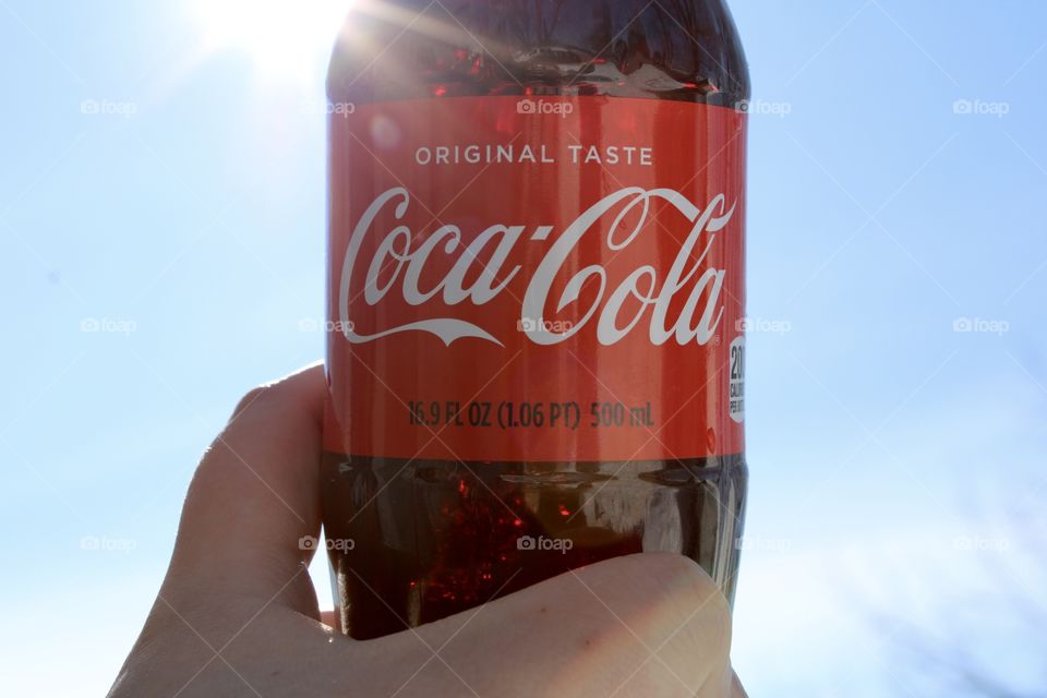 Coca Cola in the Sunshine