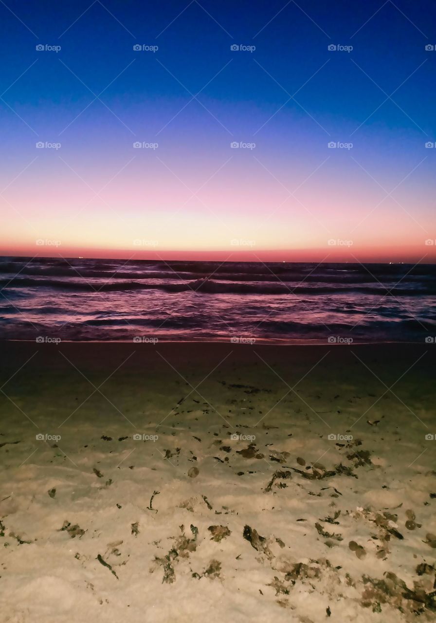 just before darkness