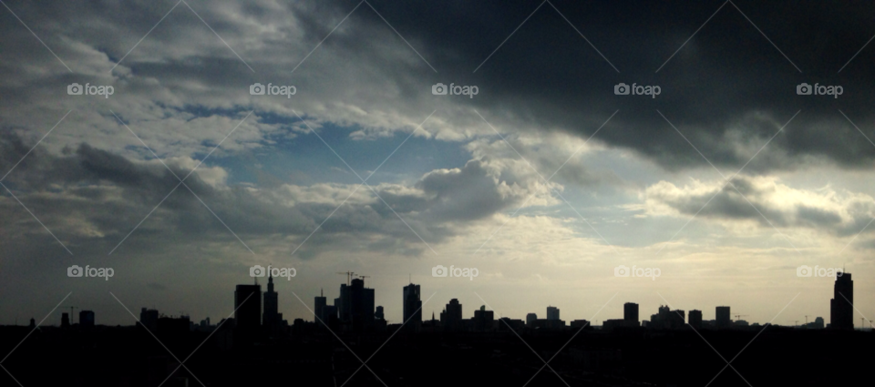 city buildings panorama skyscrapers by fristajl