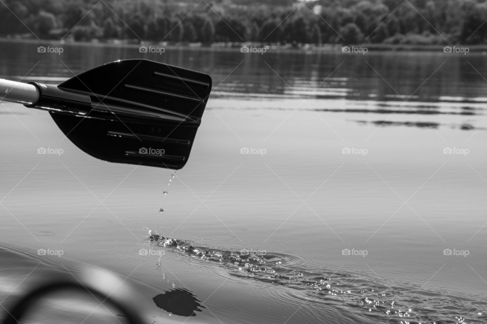 Rowing Boat Monochrome