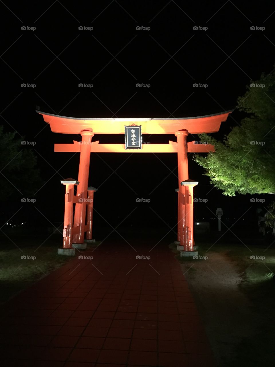 Tori gate in Hiroshima