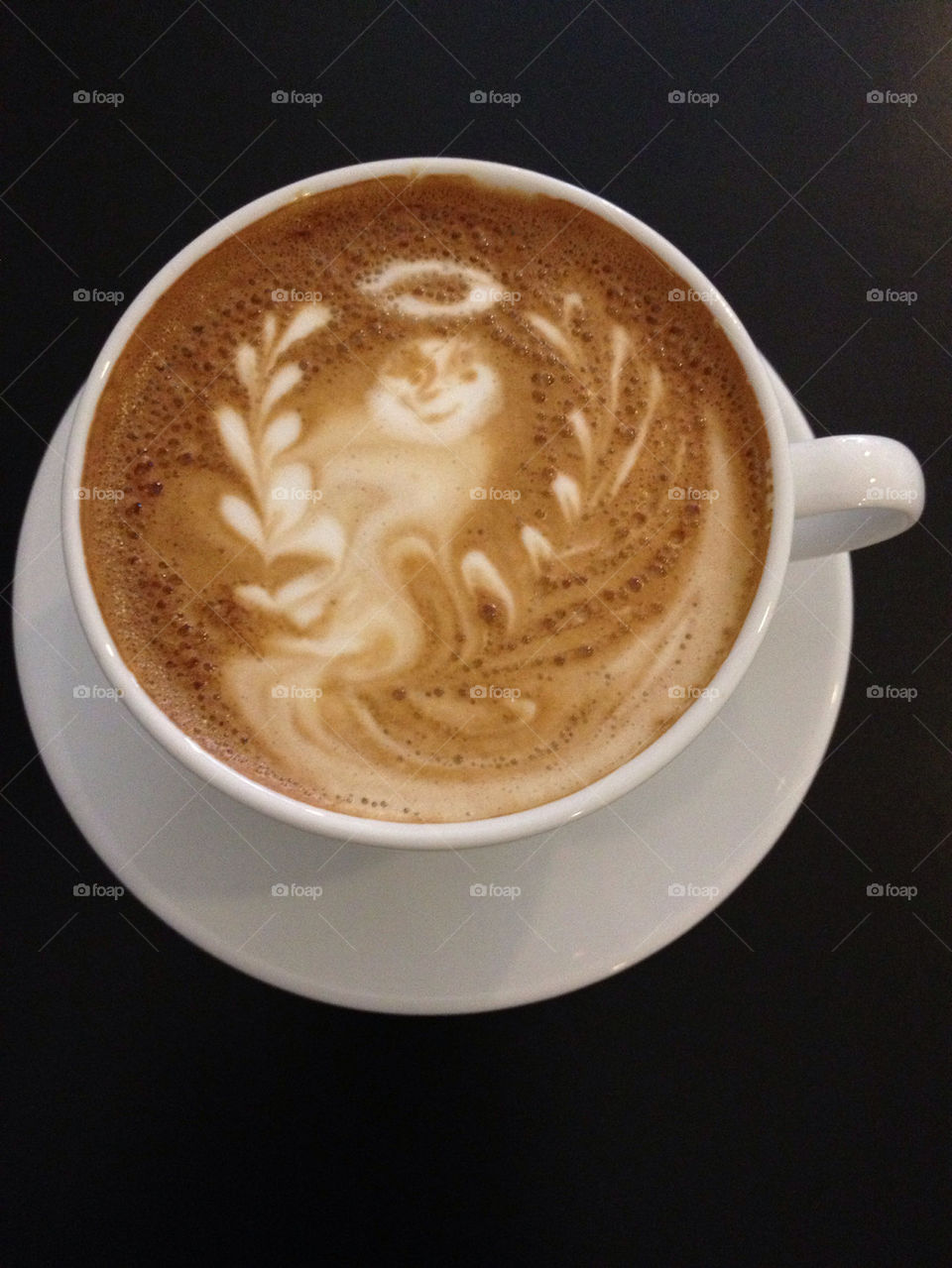 Angel latte