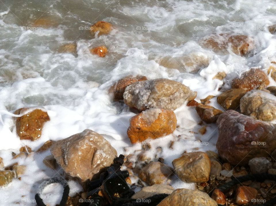 beach water sea rocks by barkai