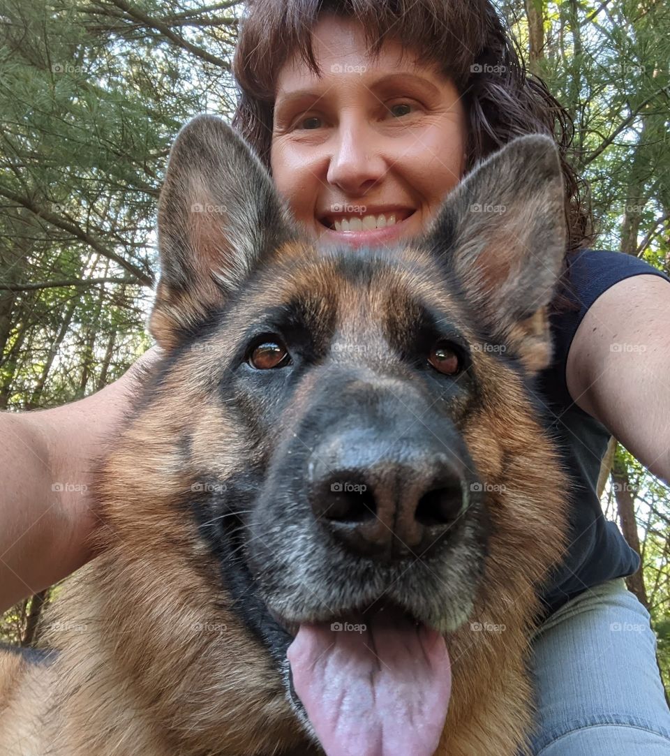 Life with my German Shepherd