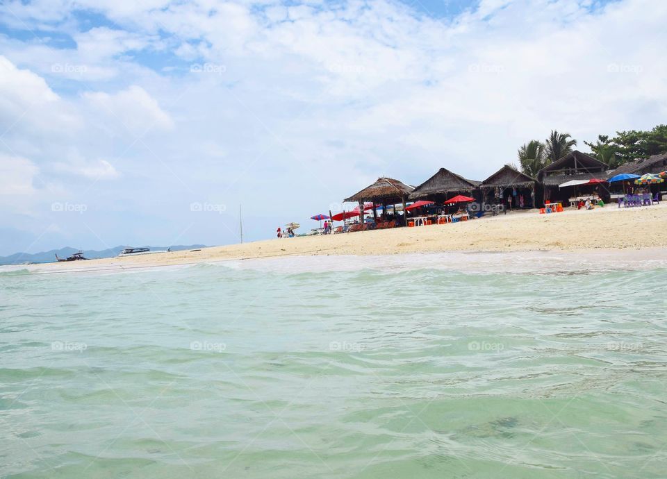 Beautiful island and beach near Phuket Thailand 