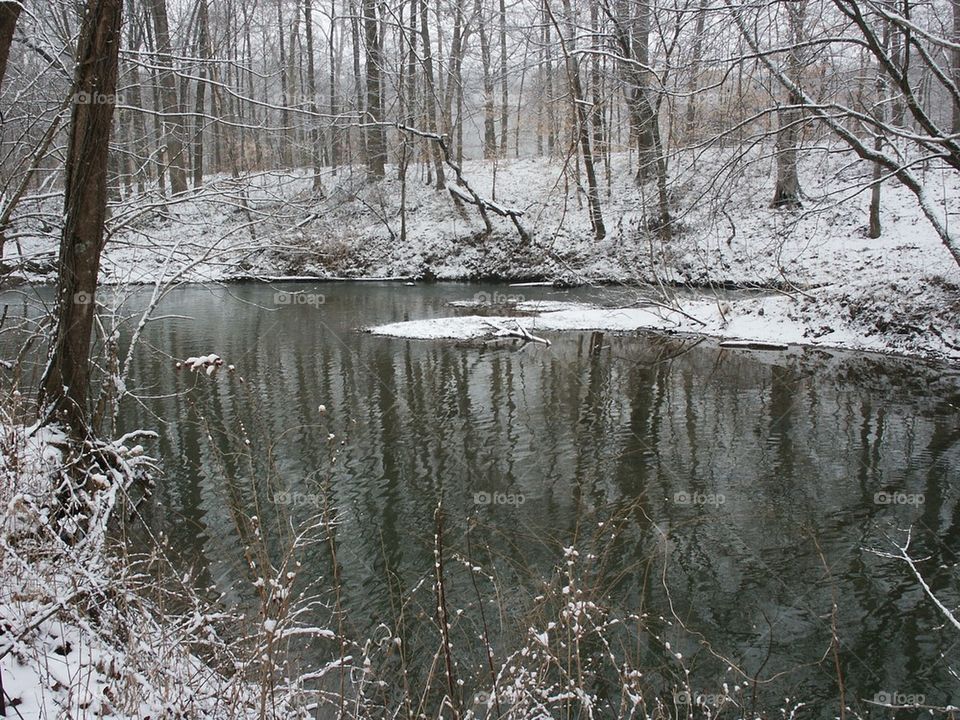 Indian Creek in Winter