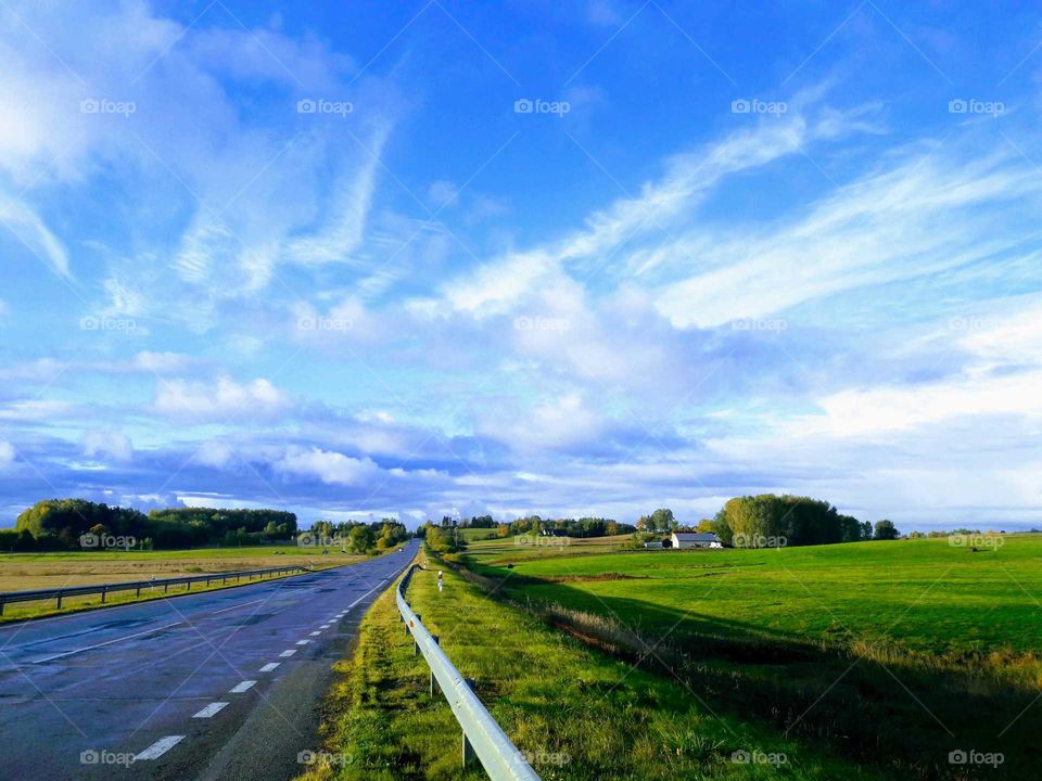 LITHUANIA . Road Siauliai-
Kelmė