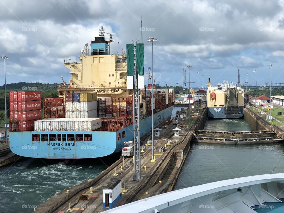 The beautiful Panama 🇵🇦 Canal 
