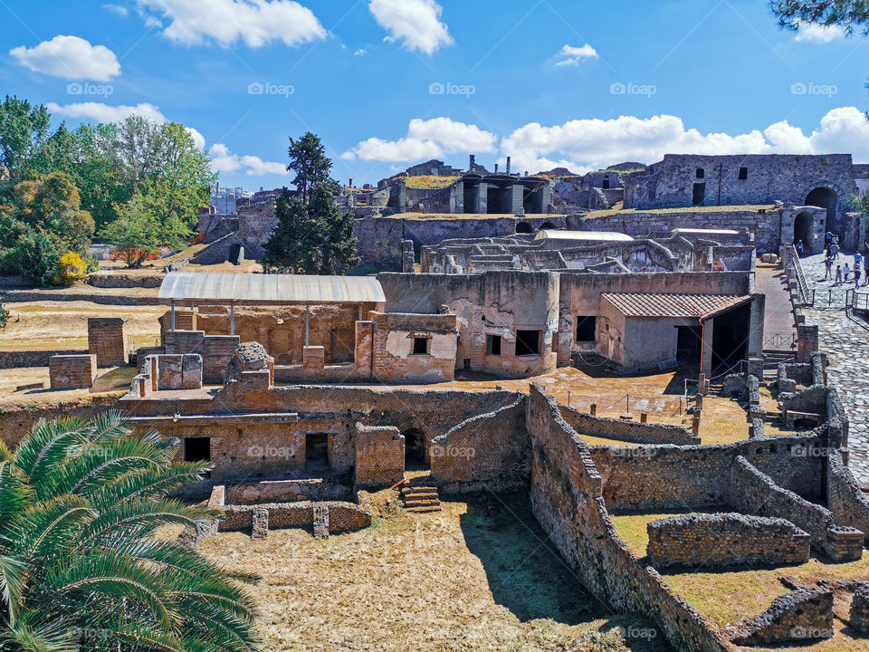 Ruins of Pompeii, Italy.
