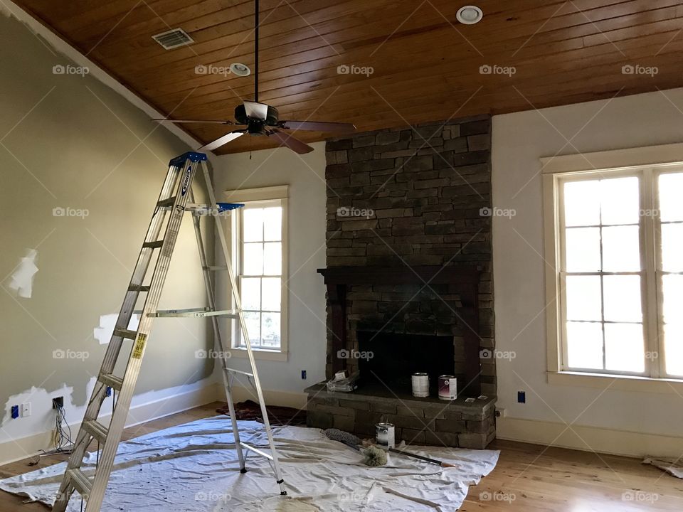 New house construction 