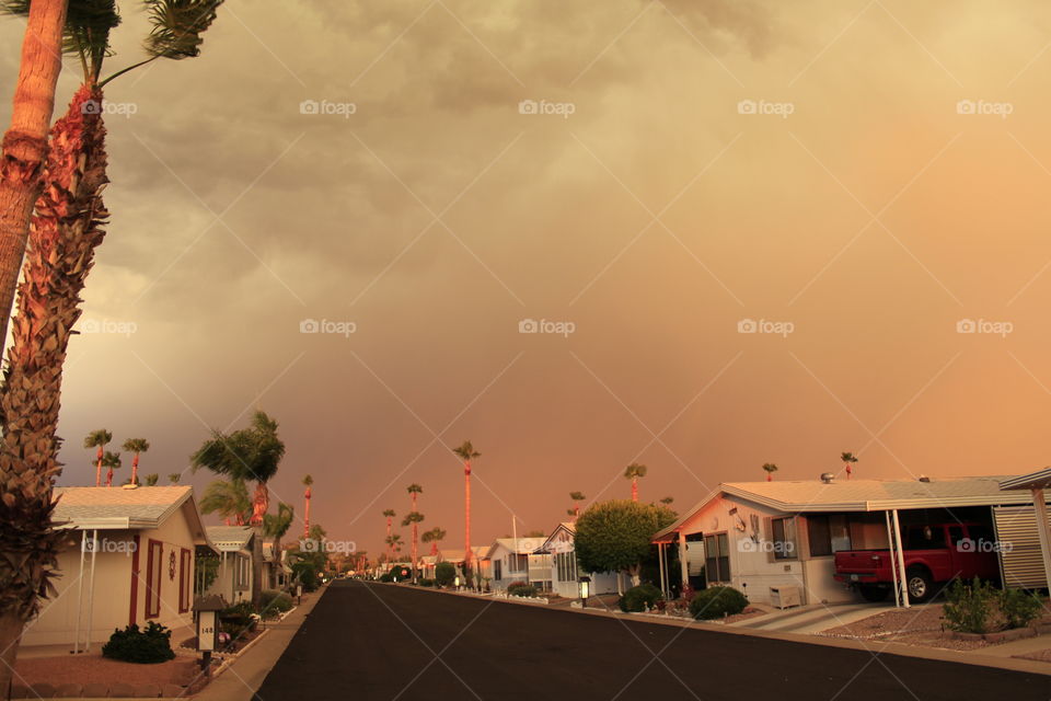 incoming dust storm