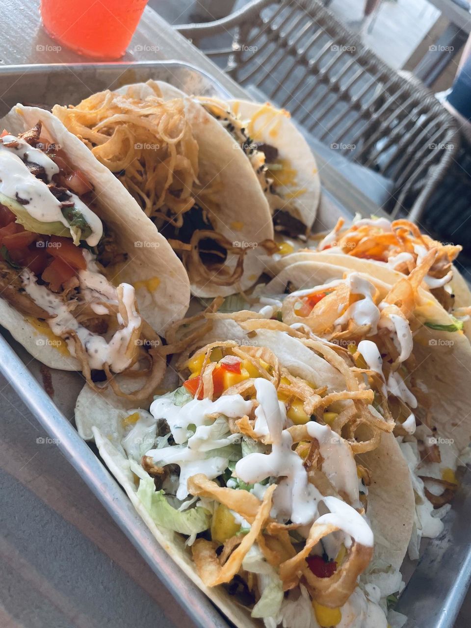 assorted tacos @ The Whales Tale 