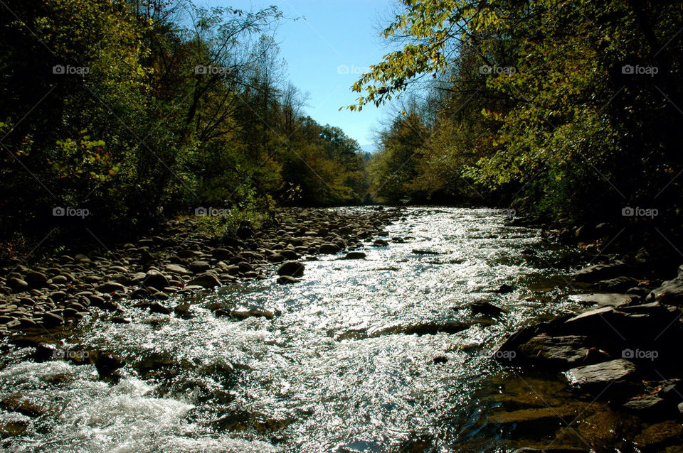 gatlinburg river rocks nature by refocusphoto