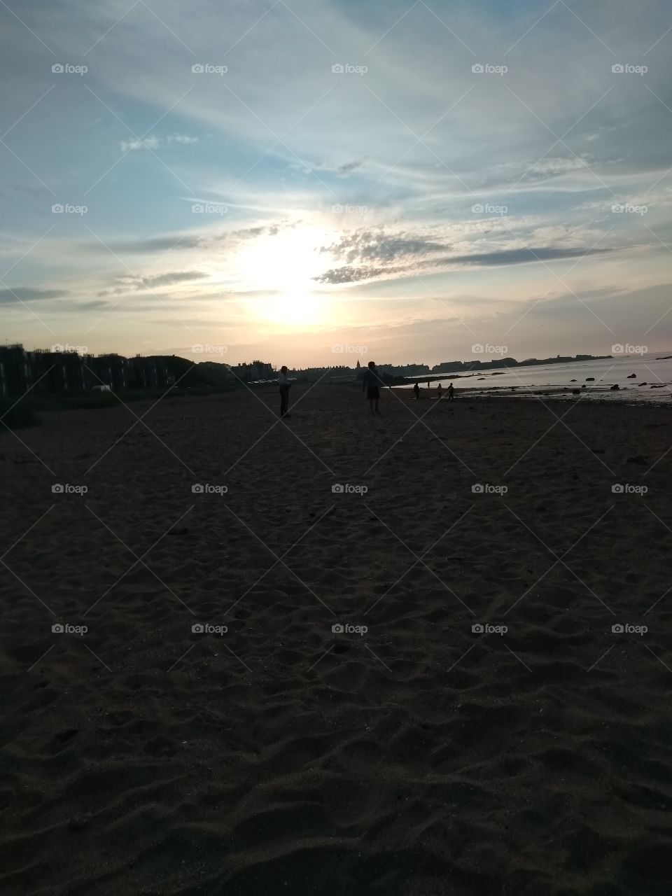 Nearly sunset at North Berwick on August 26th 2019