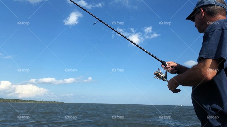 Fishing management island