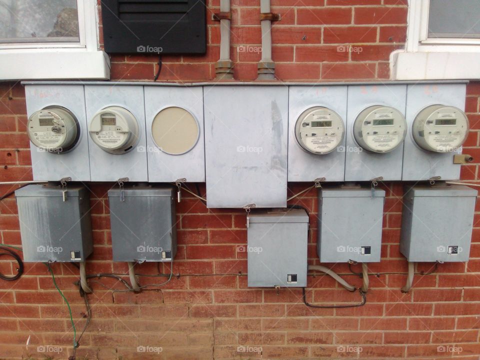 Electric boxes.