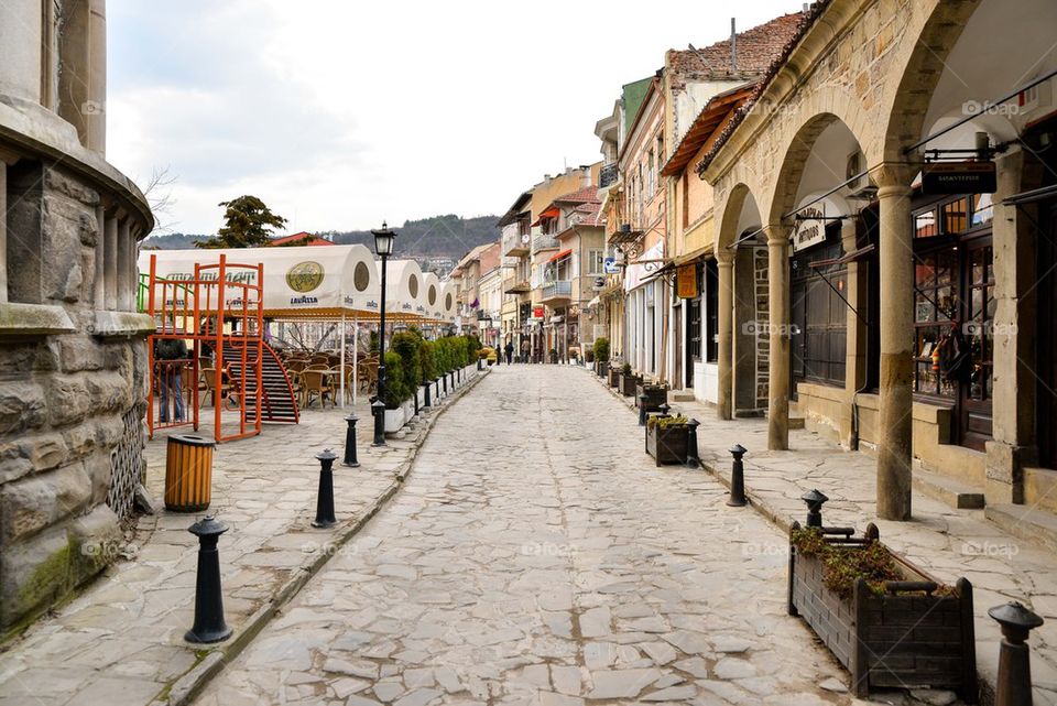 View of a street Veliko Tarnovo